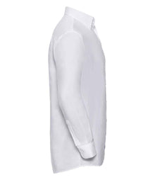 Russell Athletic Collection Long Sleeve Easy Care Oxford Shirt 932M - 932M White Side
