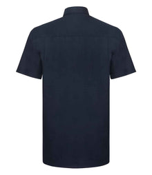 Russell Athletic Collection Short Sleeve Easy Care Oxford Shirt 933M - 933M Bright Navy Back