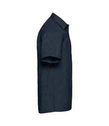 Russell Athletic Collection Short Sleeve Easy Care Poplin Shirt 935M - 935M French Navy Side