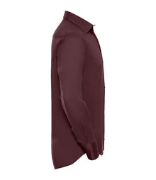 Russell Athletic Collection Long Sleeve Easy Care Fitted Shirt 946M - 946M Port Side