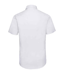 Russell Athletic Collection Short Sleeve Easy Care Fitted Shirt 947M - 947M White Back