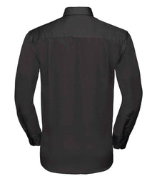 Russell Athletic Collection Long Sleeve Ultimate Non-Iron Shirt 956M - 956M Black Back