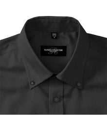 Russell Athletic Collection Long Sleeve Ultimate Non-Iron Shirt 956M - 956M Black Detail