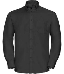 Russell Athletic Collection Long Sleeve Ultimate Non-Iron Shirt 956M - Black
