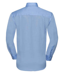 Russell Athletic Collection Long Sleeve Ultimate Non-Iron Shirt 956M - 956M Bright Sky Back