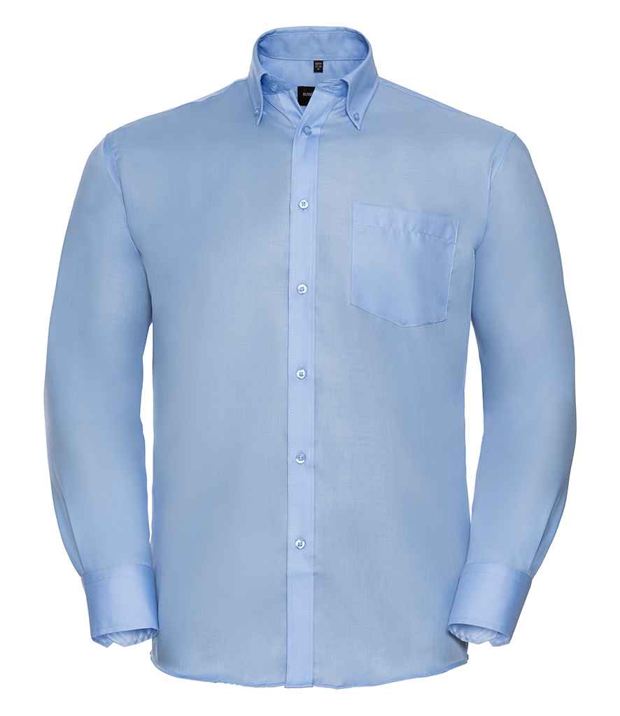Russell Athletic Collection Long Sleeve Ultimate Non-Iron Shirt 956M - Bright Sky