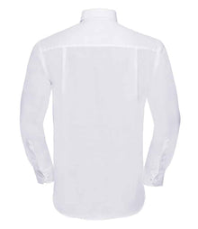 Russell Athletic Collection Long Sleeve Ultimate Non-Iron Shirt 956M - 956M White Back