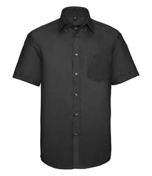 Russell Athletic Collection Short Sleeve Ultimate Non-Iron Shirt 957M - Black