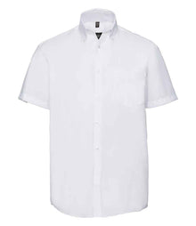 Russell Athletic Collection Short Sleeve Ultimate Non-Iron Shirt 957M - White