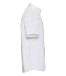 Russell Athletic Collection Short Sleeve Ultimate Non-Iron Shirt 957M - 957M White Side
