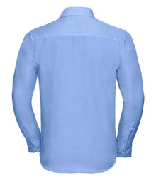Russell Athletic Collection Long Sleeve Tailored Ultimate Non-Iron Shirt 958M - 958M Bright Sky Back