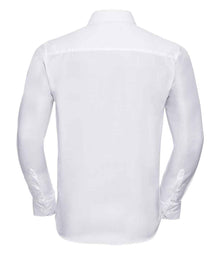Russell Athletic Collection Long Sleeve Tailored Ultimate Non-Iron Shirt 958M - 958M White Back