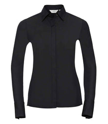Russell Athletic Collection Ladies Ultimate Stretch Shirt 960F - Black