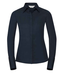 Russell Athletic Collection Ladies Ultimate Stretch Shirt 960F - Bright Navy