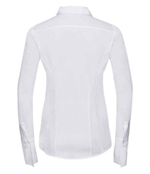 Russell Athletic Collection Ladies Ultimate Stretch Shirt 960F - 960F White Back