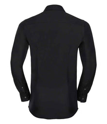 Russell Athletic Collection Long Sleeve Ultimate Stretch Shirt 960M - 960M Black Back