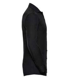 Russell Athletic Collection Long Sleeve Ultimate Stretch Shirt 960M - 960M Black Side