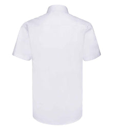 Russell Athletic Collection Short Sleeve Herringbone Shirt 963M - 963M White Back