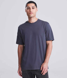 AWDis Unisex 180 T-Shirt AT002 - AT002 Solid Charcoal Model