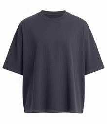 AWDis Heavyweight Boxy Cropped 240 T-Shirt AT004 - Solid Charcoal