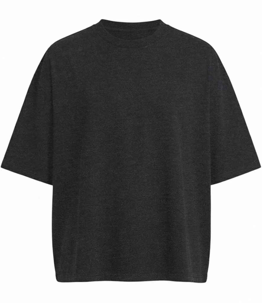 AWDis Heavyweight Boxy Cropped 240 T-Shirt AT004 - Washed Black