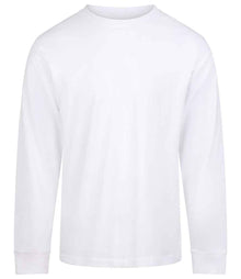 AWDis Long Sleeve 180 T-Shirt AT012 - Arctic White