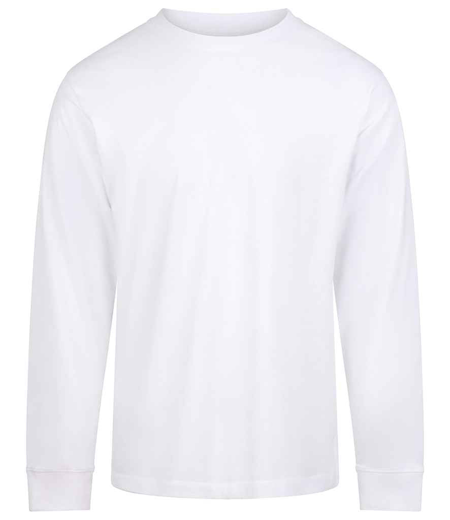 AWDis Long Sleeve 180 T-Shirt AT012 - Arctic White
