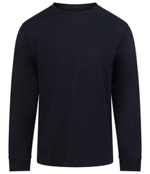 AWDis Long Sleeve 180 T-Shirt AT012 - Deep Black