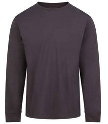 AWDis Long Sleeve 180 T-Shirt AT012 - Solid Charcoal