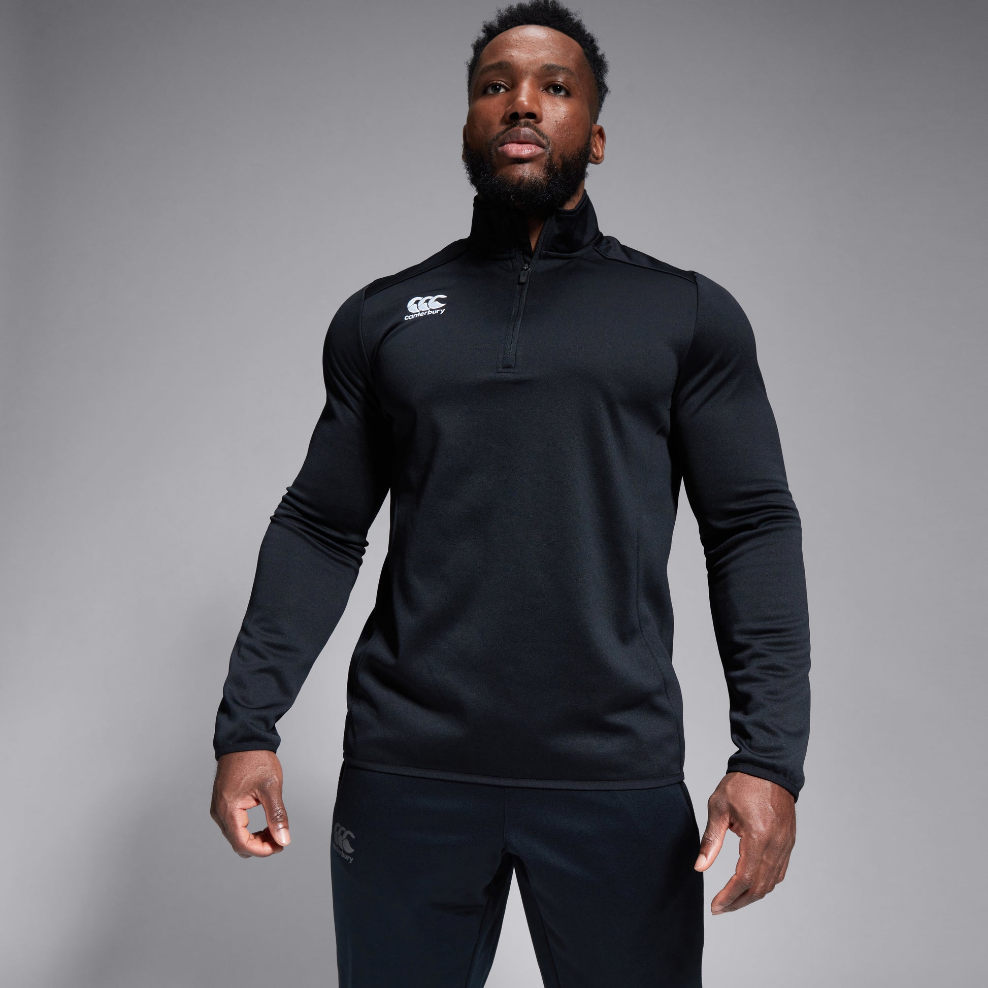 Canterbury Club Zip Neck Mid Layer Training Top CN267 alternate view