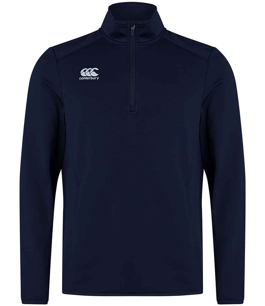 Canterbury Club Zip Neck Mid Layer Training Top CN267 - Navy
