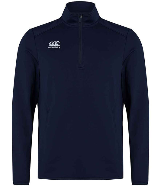 Canterbury Club Zip Neck Mid Layer Training Top CN267 - Navy