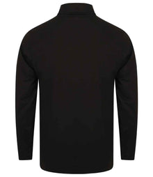 Henbury Long Sleeve Roll Neck Top H020 - H020 Black Back