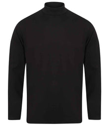 Henbury Long Sleeve Roll Neck Top H020 - Navy