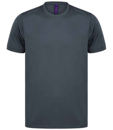 Henbury HiCool® Performance T-Shirt H024 - Charcoal