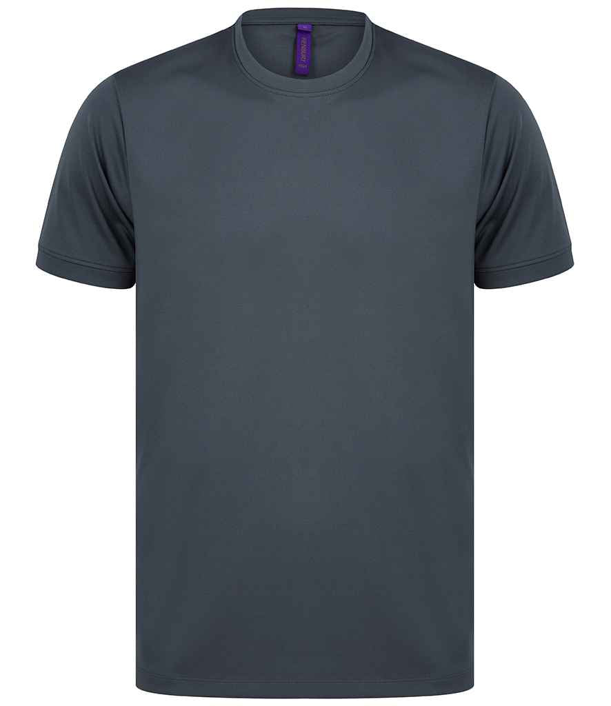 Henbury HiCool® Performance T-Shirt H024 - Charcoal