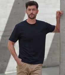 Henbury Unisex Coolplus® Wicking Piqué T-Shirt H075 - H075 Black Model