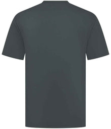 Henbury Unisex Coolplus® Wicking Piqué T-Shirt H075 - H075 Charcoal Back