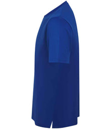 Henbury Unisex Coolplus® Wicking Piqué T-Shirt H075 - H075 Royal Blue Side