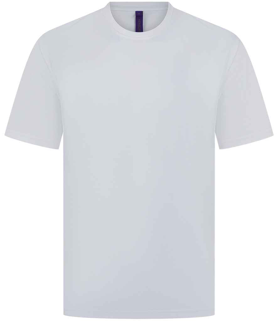 Henbury Unisex Coolplus® Wicking Piqué T-Shirt H075 - White
