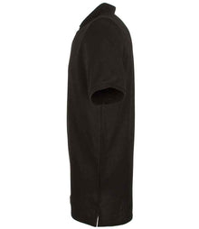 Henbury Modern Fit Cotton Piqué Polo Shirt H101 - H101 Black Side
