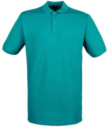 Henbury Modern Fit Cotton Piqué Polo Shirt H101 - Bright Jade