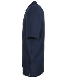 Henbury Modern Fit Cotton Piqué Polo Shirt H101 - H101 Oxford Navy Side