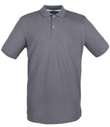 Henbury Modern Fit Cotton Piqué Polo Shirt H101 - Steel Grey