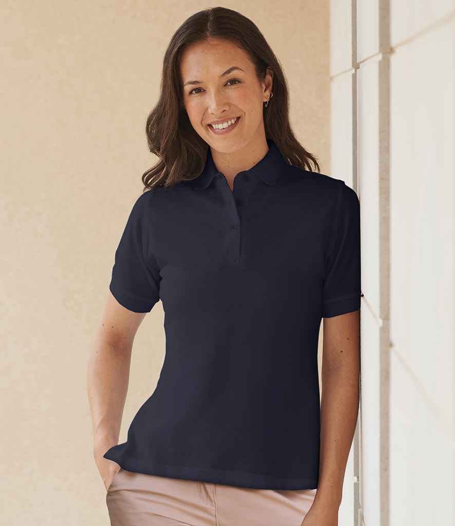 Henbury Ladies Classic Cotton Piqué Polo Shirt H121 - H121 Navy Model