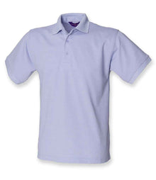 Henbury Heavy Poly/Cotton Piqué Polo Shirt H400 - Lavender