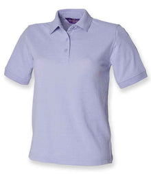 Henbury Ladies Poly/Cotton Piqué Polo Shirt H401 - Lavender