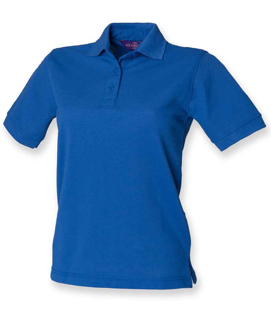 Henbury Ladies Poly/Cotton Piqué Polo Shirt H401 - Royal Blue