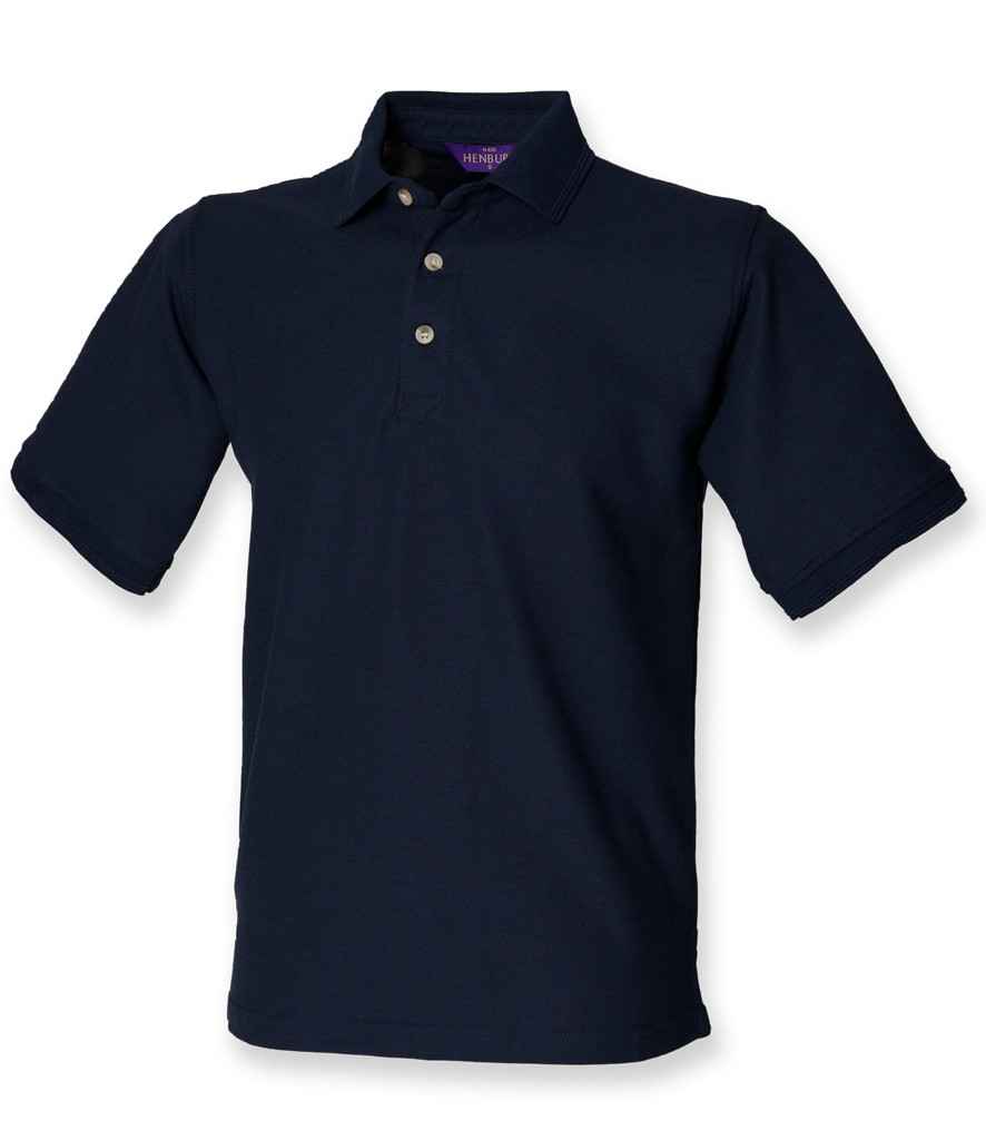 Henbury Ultimate Poly/Cotton Piqué Polo Shirt H410 - Navy