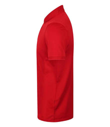 Henbury Slim Fit Stretch Microfine Piqué Polo Shirt H460 - H460 Red Side